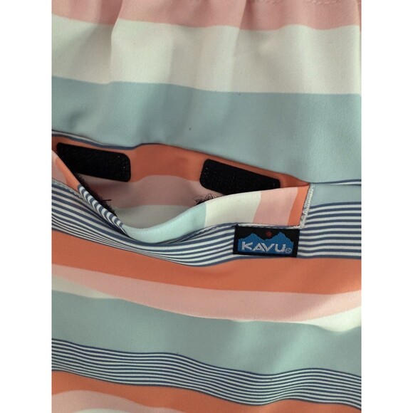 Kavu Windswell Cool Stripe Skirt Size XS Pull On Pockets Quick Dry UV Protection - Picture 9 of 13